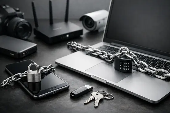 asegurar tus dispositivos electrónicos