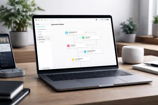 flujos de trabajo automáticos en Notion