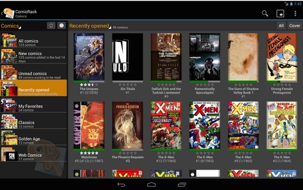 leer cómics y mangas en tablet