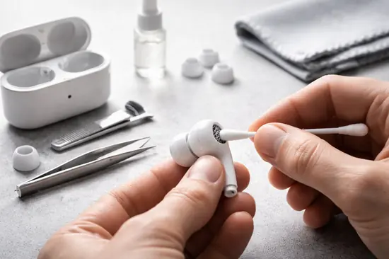 limpiar auriculares intraurales