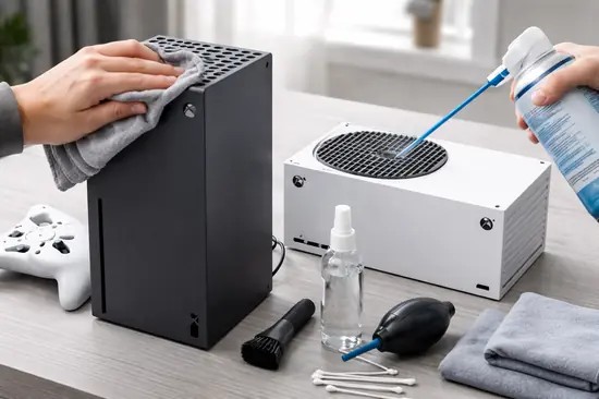 limpiar Xbox Series X