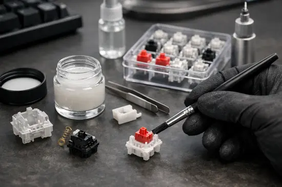 lubricar switches teclado mecánico