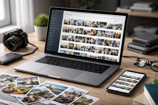 organizar miles de fotos