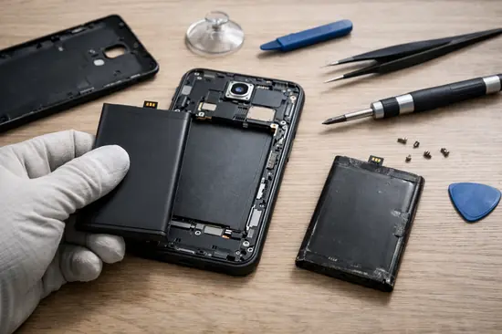 reemplazar batería móvil viejo