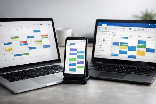 sincronizar calendarios Google Outlook Apple