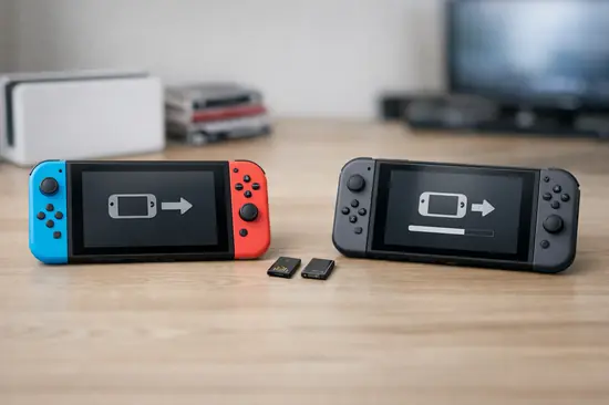 transferir datos de una Switch a otra