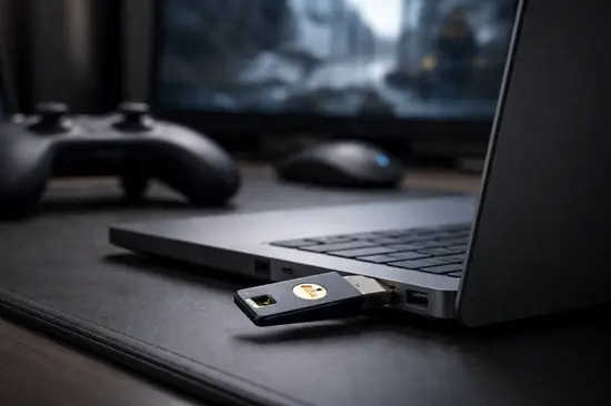 llave de seguridad física YubiKey