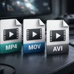 formato de video mp4 mov avi