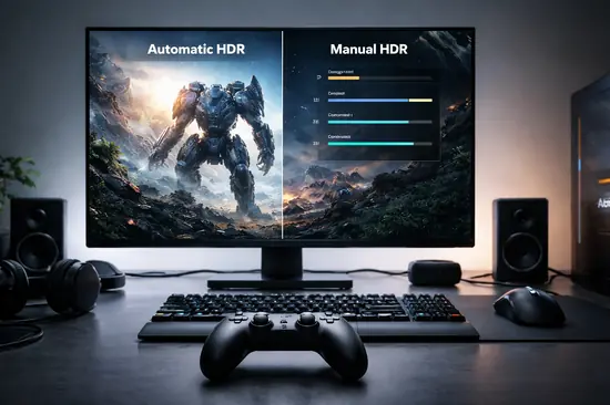 HDR automático vs manual