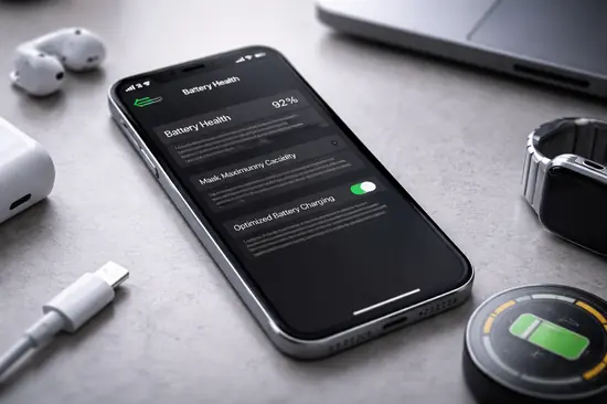 salud de la batería del iPhone