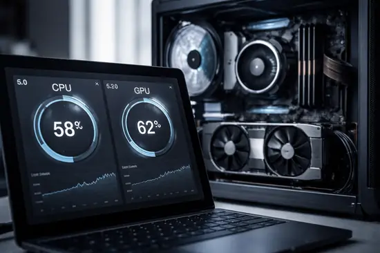 temperatura normal CPU y GPU