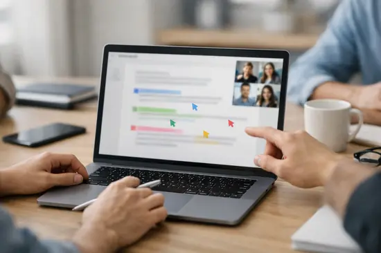 colaborar en documentos en tiempo real