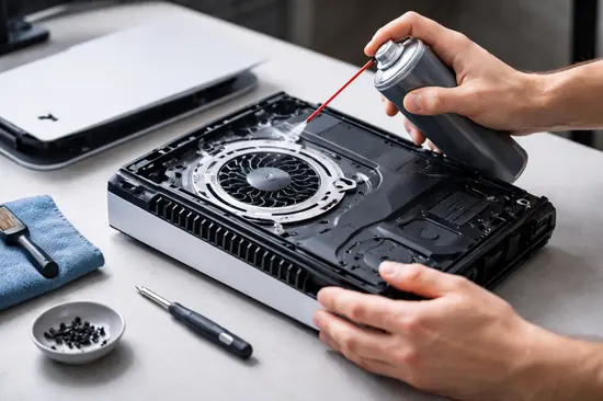 limpiar ventilador PS5