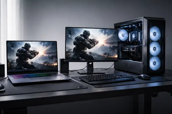 laptop vs pc de escritorio gaming