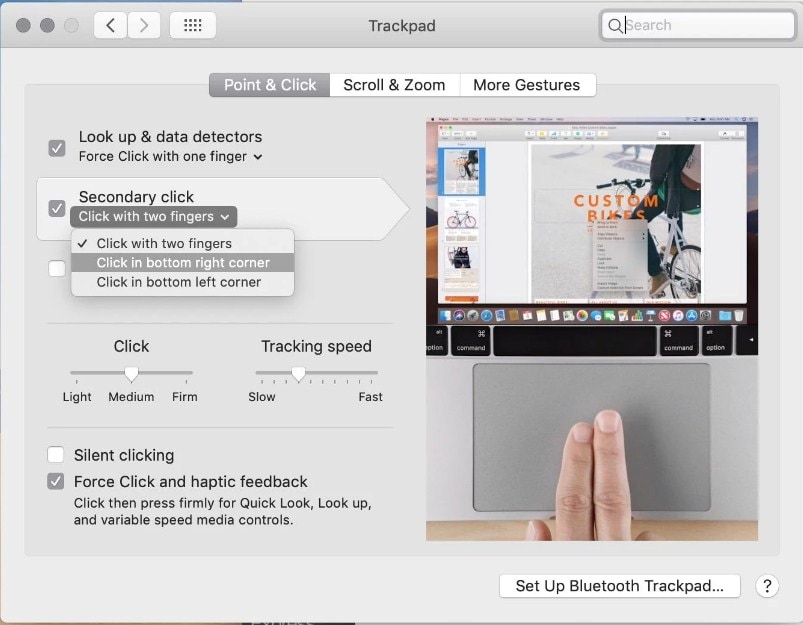 hacer clic derecho en Mac